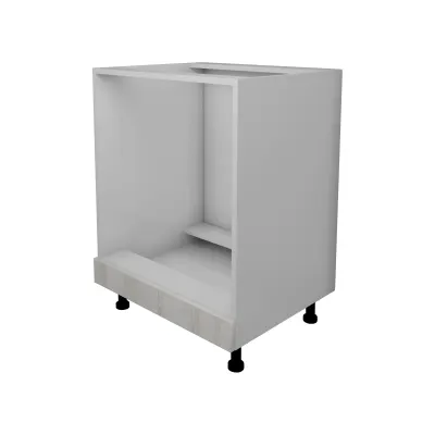 Corp Cuptor Lecce, Pin Alb/Alb, 60 x 50 x 80 cm