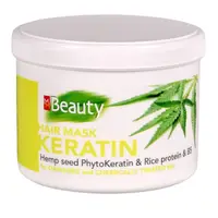 Masca regeneranta cu keratina pentru par deteriorat, MM Beauty | 500 ml