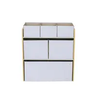 Organizator din material reciclat pentru jucarii Gri 3 Sprouts