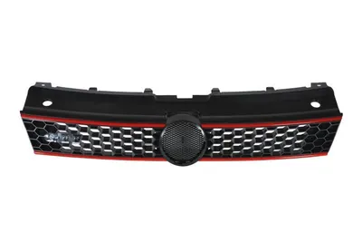 Grila radiator potrivit VW POLO, POLO IV, POLO V 1.0-2.0 2002-2022 pana in 2014 - (GTI, negru/rosu)