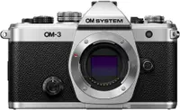OM SYSTEM Olympus aparat foto fără oglindă - OM-3, 20.4MP, body argintiu