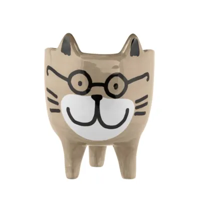 Suport pentru ghiveci - DAVID Chat à lunettes