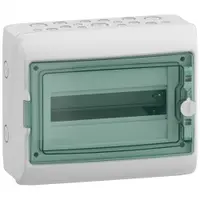 Tablou electric aparent Kaedra, Ip 65, 1 X 12 module, usa transparenta Schneider 13981