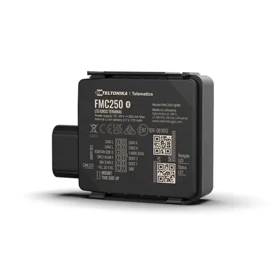 GPS Tracker auto Teltonika FMC250 procesor date CAN, bluetooth, LTE CAT1, acumulator backup 170 mAh, GSM 2G, 4G LTE