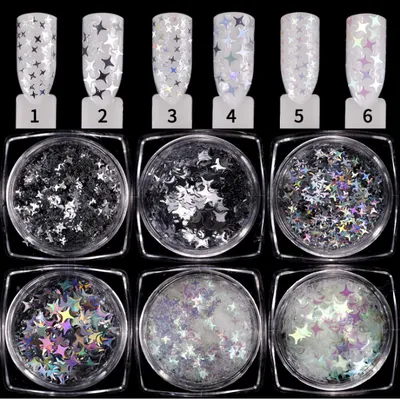 Set 6 Stelute Decor Nail Art - GSP100