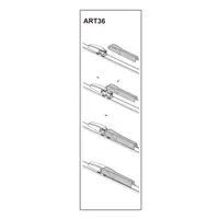 Stergator parbriz pasager MERCEDES-BENZ CLC-CLASS 05/2008➝ COD:ART36 22