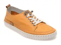 Pantofi GRYXX galbeni, EV2898, din piele naturala
