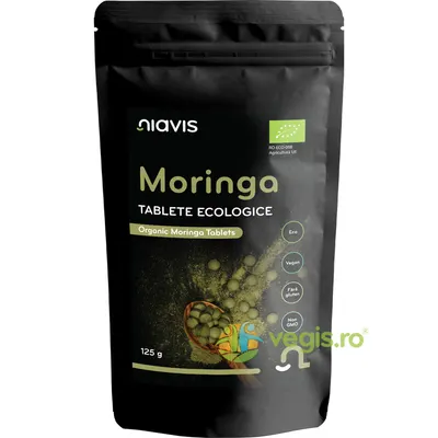 Moringa Tablete fara Gluten Ecologice/Bio 125g