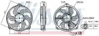 Ventilator Radiator (cu Carcasa) Potrivit Citroen Berlingo Minivan, C5 I, C8, Jumpy Ii; Fiat Scudo, Ulysse; Lancia Phedra; Peugeot 807, Expert, Expert Tepee 1.6d-3.0 07.98-