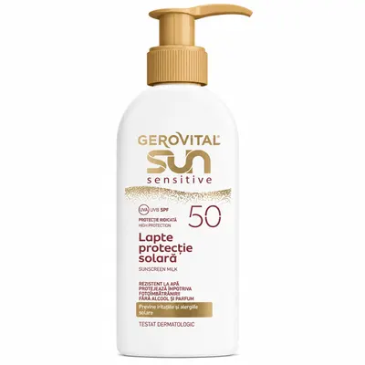 Gerovital Sun-Sensitive-Lapte Protectie Solara Spf50 200ml