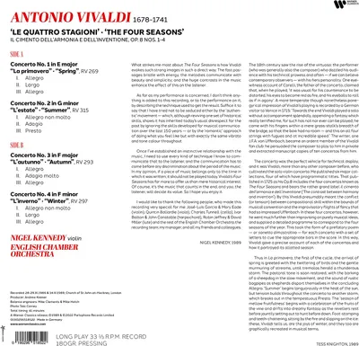 Vivaldi: The Four Seasons - Vinyl