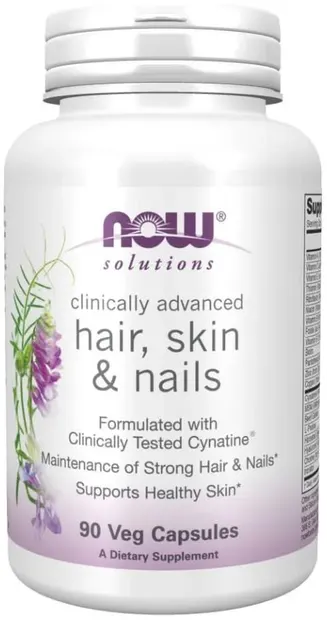 Solutions Hair, skin & nails, 90 capsule, Now
