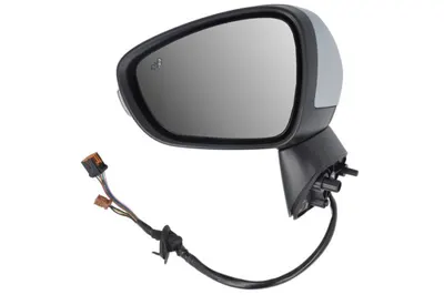Oglinda laterala stanga electric, convex, cu incalzire, asistenta banda, grund, rabatare electrica, semnalizator potrivit CITROEN C3 AIRCROSS 06.17