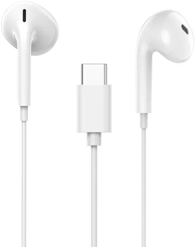 Căști cu microfon Canyon - SEP-6, USB-C, alb