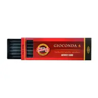 Carbune artificial medium, 6buc/set, Gioconda Koh-I-Noor