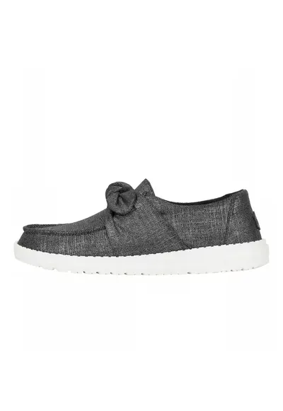 Mocasini Femei Spuma EVA - Wendy Bow Shimmer - Gri - Gri