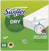 Prosoape de podea uscate de rezervă Swiffer - 36 buc