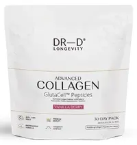 Collagen GlutaCell Peptides, 30 plicuri, DR-D Longevity