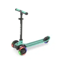 Trotineta cu 3 roti cu lumini, Chillafish, Scotti Glow, Mint