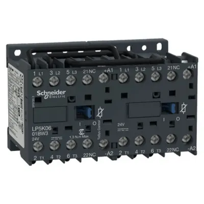 Contactor Reversibil Tesys K - 3P - AC-3, 440 V, 9 A - 1NC - 24 V