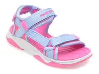 Sandale SKECHERS mov, TREAD SEEKER, din material textil