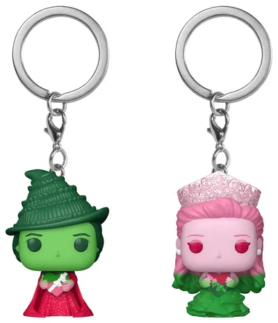 Set de brelocuri Funko Pocket POP! Movies: Wicked - Glinda & Elphaba (Ombre)