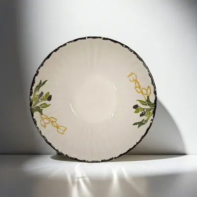 Bol pentru salată Morello - Olive, ceramic, 23 cm