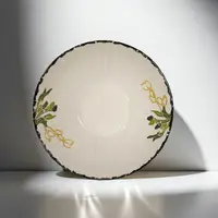 Bol pentru salată Morello - Olive, ceramic, 23 cm