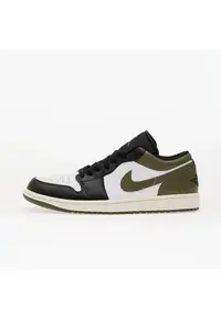 Pantofi sport dama - Air 1 Low Black Toe Medium Olive (GS) 553560-092 - marimea 38EU