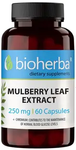 Mulberry Leaf Extract, 250 mg, 60 capsule, Bioherba