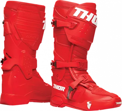 Cizme Atv Cross Thor Radial, culoare rosu, marime 48