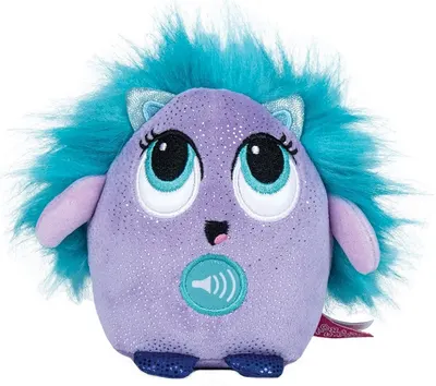 Jucărie de pluș cu o voce veselă Giochi Preziosi - Crazy Kukis cu părul albastru, 27 cm
