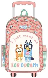 Ghiozdan cu roți Graffiti Bluey - Ice Cream