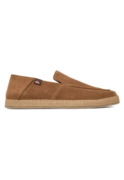 Espadrile barbati piele intoarsa - casual - maro
