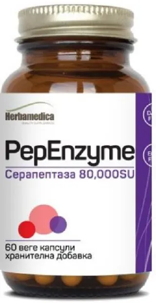 PepEnzyme, 60 capsule vege, Herbamedica