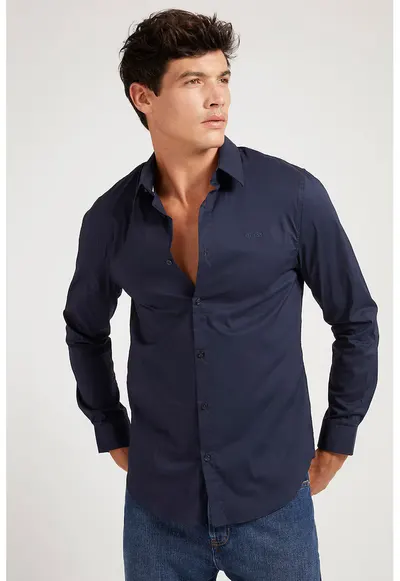 Camasa slim fit - Bleumarin