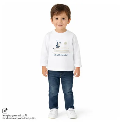 Bluza copii Chicco, Alb, 01878-70MFCO