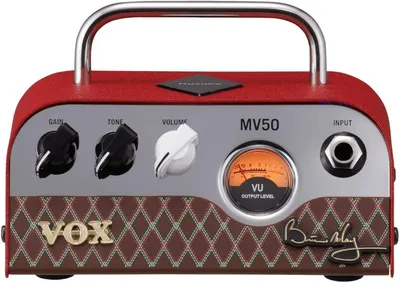 Cap de chitară lampă VOX - MV50 Brian May, roşu