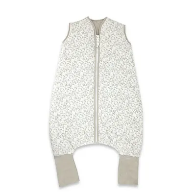 Sac de dormit, MimiNu, Premium, Cu picioruse, De iarna, Din bumbac certificat Oeko Tex Standard 100, Cu fermoar, 103 cm, M, Meadow