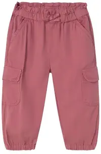 Pantaloni lungi Mayoral - Cargo, roz, 12 luni