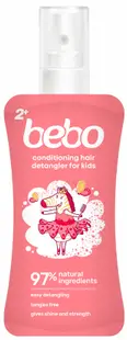 Balsam spray pentru copii Bebo pentru pieptănare ușoară - Cu parfum de zmeură, 150 ml