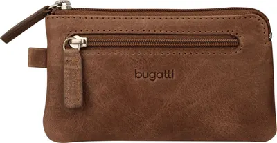 Husa pentru chei din piele Bugatti Volo - maro