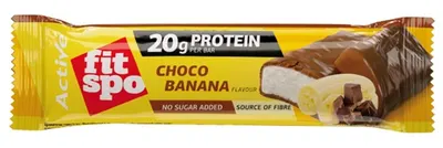 Baton proteic Active, ciocolată și banană, 60 g, FitSpo