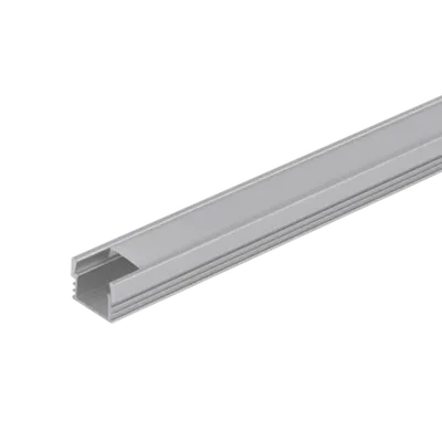Profil aluminiu pentru benzi LED flexibile, adanc, 2 m