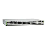 Switch cu 48 porturi Allied Telesis AT-GS948MPX-50, 140 Gbps, 104.16 Mpps, 16.000 MAC, 2 porturi SFP/Copper, 2 sloturi SFP/SFP+, cu management