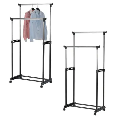 Set 2 x Stander metalic imbracaminte - inaltime 140 cm