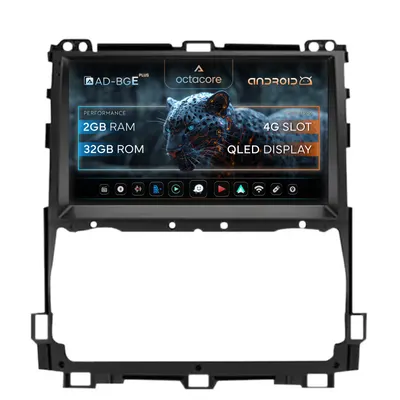 Navigatie Toyota Prado J120 (2002-2010), Android, E-Octacore 2GB RAM + 32GB ROM, 9 Inch - AD-BGE9002+AD-BGRKIT084