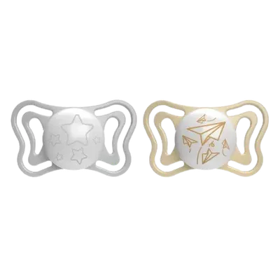 Suzete din silicon pentru copii 6-16 luni PhysioForma, 2 bucati, Chicco