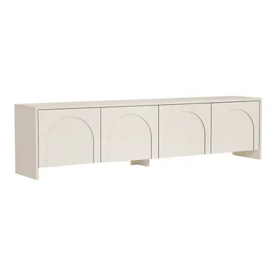 Comodă TV crem 180x45x32 cm Aurelia – Kalune Design