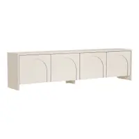 Comodă TV crem 180x45x32 cm Aurelia – Kalune Design